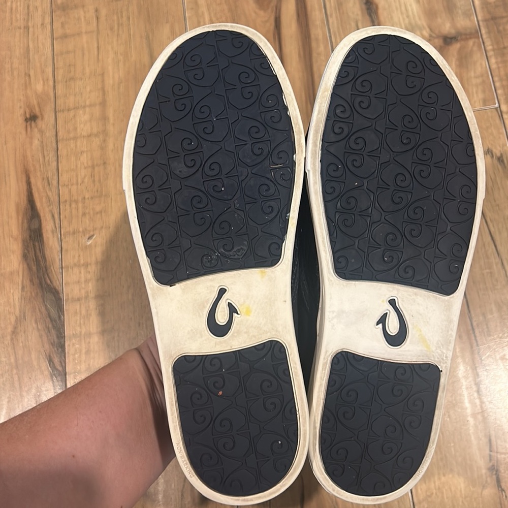 OluKai DEDE Pehuea Slip On Shoes Navy Mesh Women’s size 7.5 European 37.5 - Picture 10 of 10